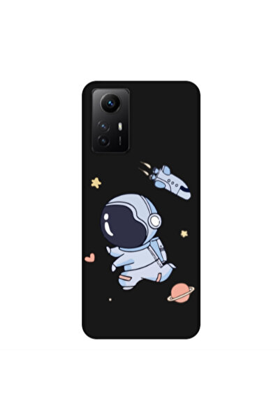 Other Xiaomi Redmi Note 12s Aduket Black Colored Silicone TPU Θήκη