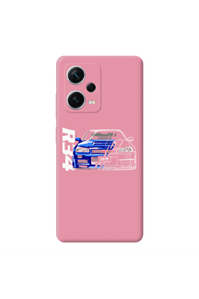 Other Xiaomi Poco X5 Blue R34 Pink Colored Silicone TPU Θήκη