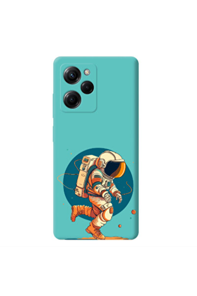 Other Xiaomi Poco X5 Pro Run Space Turquoise Colored Silicone TPU Θήκη