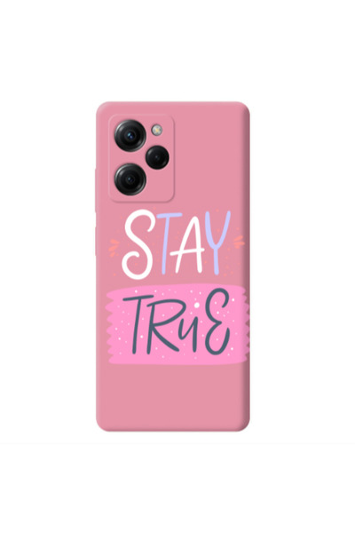 Other Xiaomi Poco X5 Pro Stay True Pink Colored Silicone TPU Θήκη