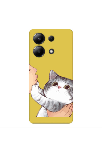 Other Xiaomi Redmi Note 13 4G No Kiss Yellow Colored Silicone TPU Θήκη