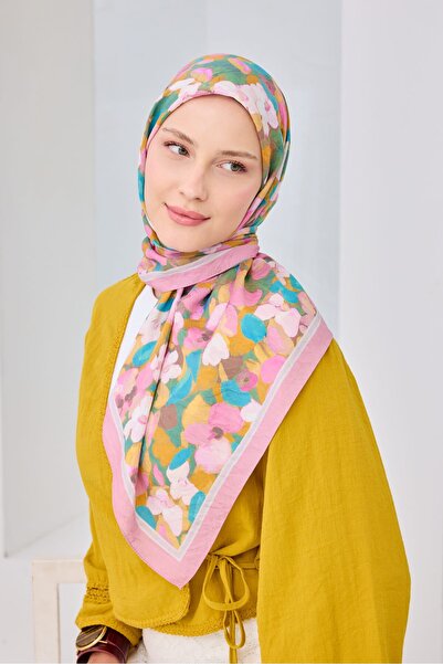 Silk Home Velora Scarf Floral Pink