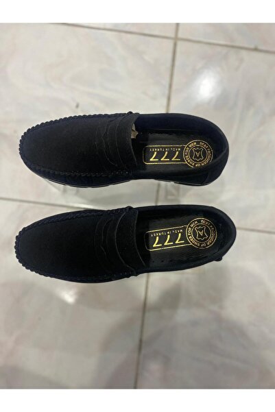 Aysun Ayakkabı Black Outer Material Suede Orthopedic Sole Shoes