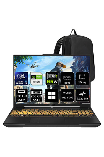 ASUS TUF Gaming F16 Intel Core 5 210H RTX 3050 6GB 65W 128GB RAM 256GB SSD 16...