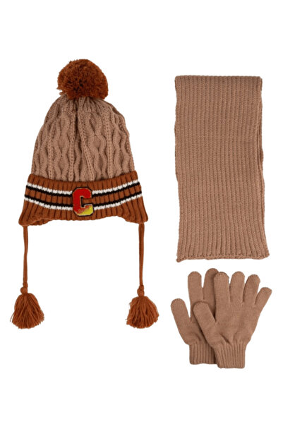 AngelsAccessories ΣΕΤ 3 ΤΕΜΑΧΙΩΝ ΠΛΕΚΤΟ ΜΕ FLEECE ΕΠΕΝΔΥΣΗ ΚΑΙ ΦΟΥΝΤΙΤΣΑ 4-8Y