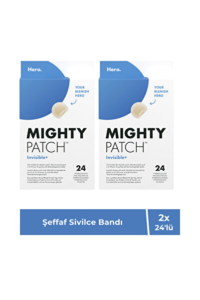 Hero Mighty Patch Invisible Şeffaf Akne Bandı 24 Adet 2'li