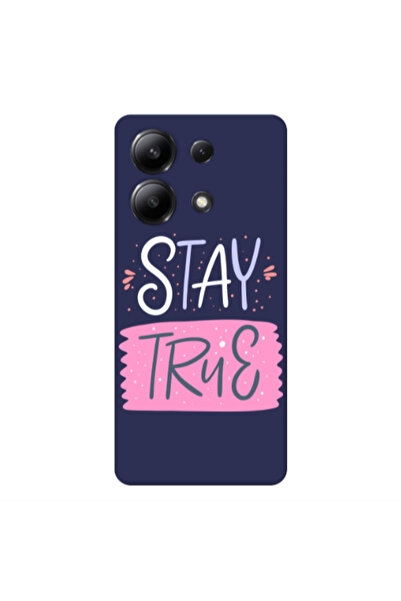 Other Xiaomi Redmi Note 13 4G Stay True Dark blue Colored Silicone TPU Θήκη