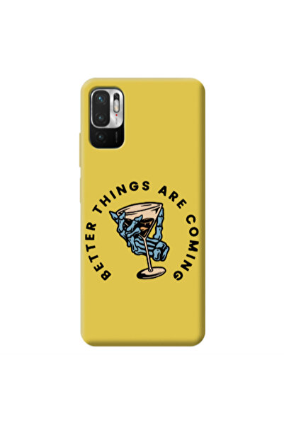 Other Xiaomi Redmi Note 10 Pro 5G Better Things Are Coming Yellow Colored Sil...