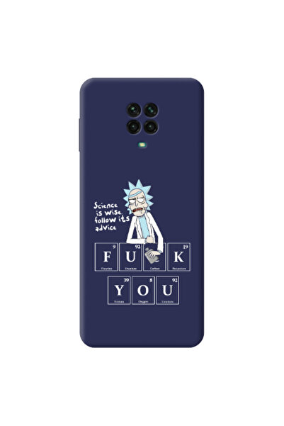 Other Xiaomi Redmi Note 9 Pro Rick Scince is wise Dark blue Colored Silicone ...