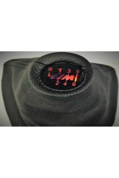 Generic Brand 25112282450BNK مقبض ناقل الحركة من BMW مع إضاءة E46 M POWER 6 س...