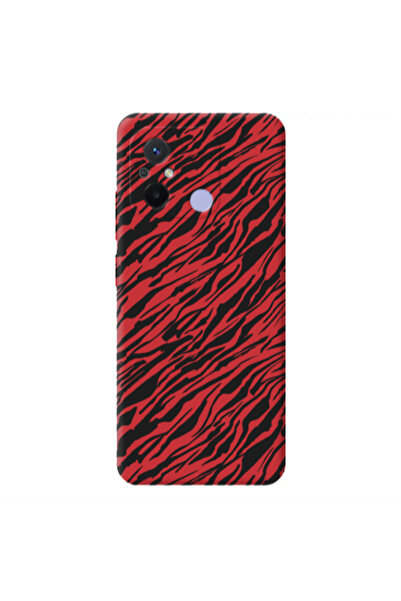 Other Xiaomi Redmi 12C Black zebra Red Colored Silicone TPU Θήκη