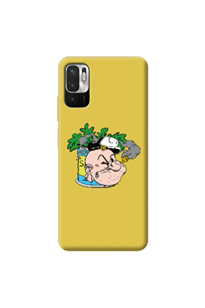 Other Xiaomi Redmi Note 10 Pro 5G Popeye Yellow Colored Silicone TPU Θήκη