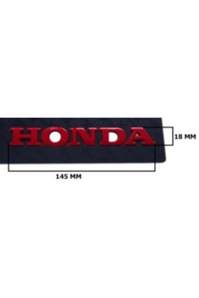 Generic Brand Tw3110055 Honda Writing Honda Red 347999