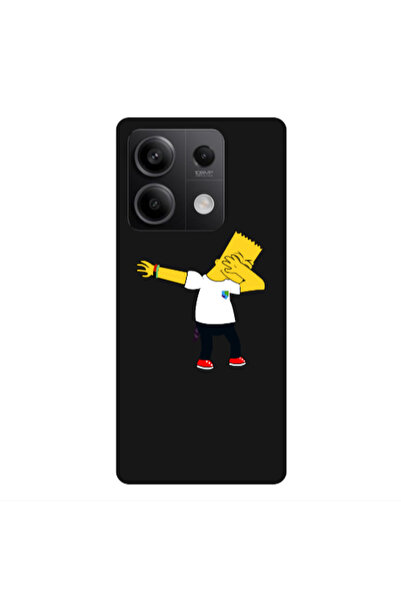Other Xiaomi Redmi Note 13Pro 5G Simpsons2 Black Colored Silicone TPU Θήκη
