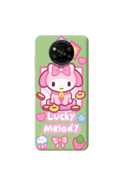 Other Xiaomi Poco X3 /X3 Pro Lucky Melody Light Green Colored Silicone TPU Θήκη