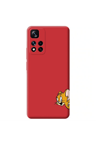 Other Xiaomi Redmi Note 11 Pro 5G Jerry 2 Red Colored Silicone TPU Θήκη