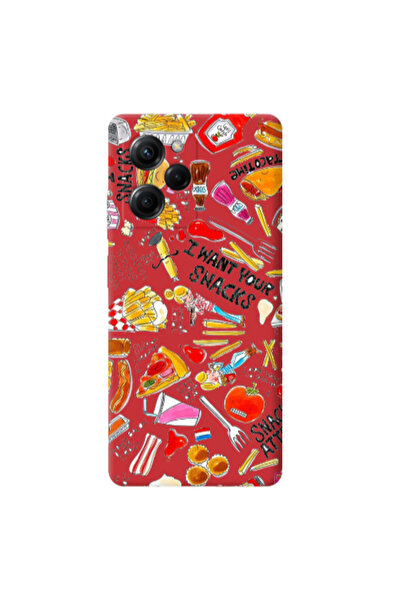 Other Xiaomi Poco X5 Pro Snack attack Red Colored Silicone TPU Θήκη
