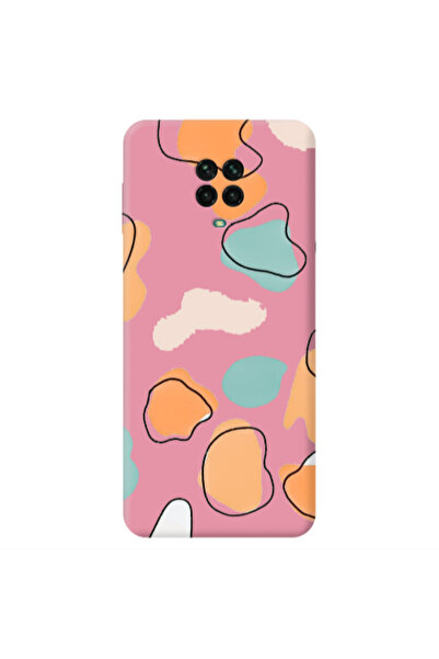 Other Xiaomi Redmi Note 9 Pro Colorful spots Pink Colored Silicone TPU Θήκη