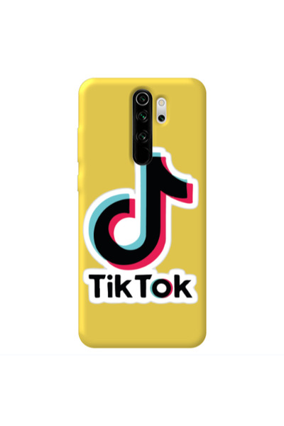 Other Xiaomi Redmi Note 8 Pro Tik Tok Yellow Colored Silicone TPU Θήκη