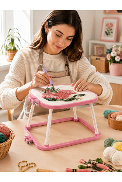 Liva Craft Art&Craft Pulley Set, 2-Piece Pulley Stand for Punch, Cross Stitch...