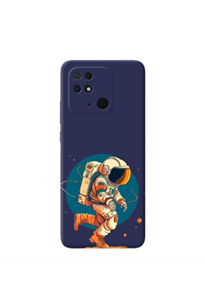 Other Xiaomi Redmi 10C Run Space Dark blue Colored Silicone TPU Θήκη