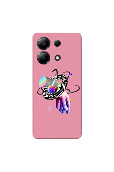 Other Xiaomi Redmi Note 13 4G Y2k Pink Colored Silicone TPU Θήκη