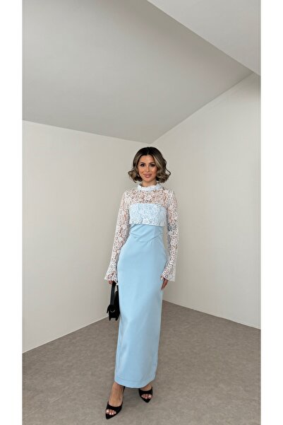 Nesil Grace Lace Detailed Midi Dress