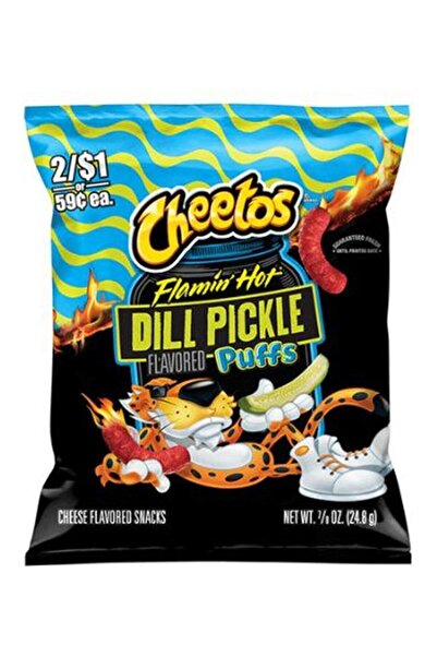 Cheetos رقائق فلامين هوت ديل بيكل بنكهة الخيار الحار 24.8 جرام
