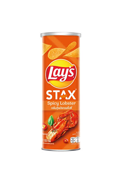 Lay's Lay’s Stax Spicy Lobster Potato Chips 100g