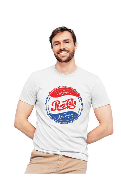 Generic Fashion World Pepsi Design High Quality Printed Cotton T-Shirt