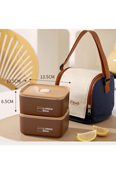 Choice1 Brown Stainless Steel Leak-Proof Lunch Box, Fresh-Keeping Lunch Box, ...