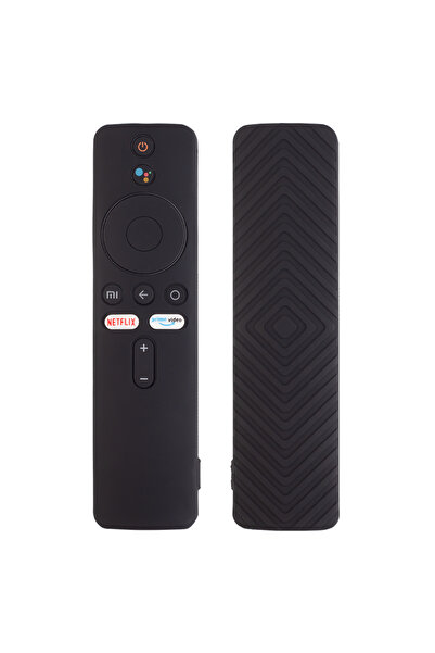 Choice4 15.7X4.1X1.6CM Black Silicone Shockproof Remote Cases for Mi TV Box S...