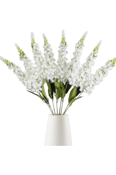 Choice3 1Pcs White 1Pcs Artificial Flowers 74cm Silk Fake Flower for Home Dec...
