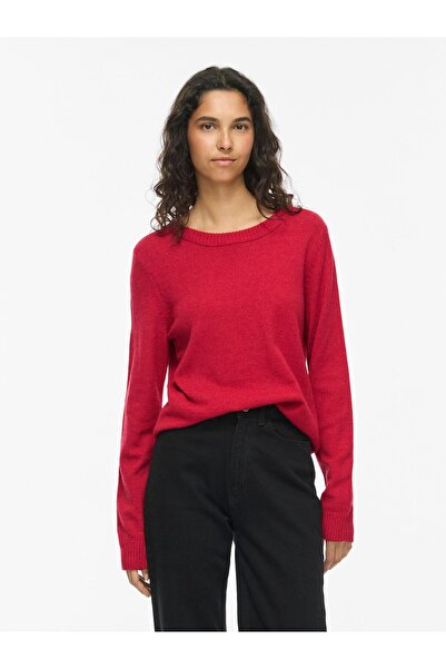 VILA Strickpullover VIRIL Rundhals