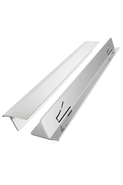 Choice Sliver 2pcs Stainless Steel Stove & Counter Top Gap Covers - Oven Gap ...