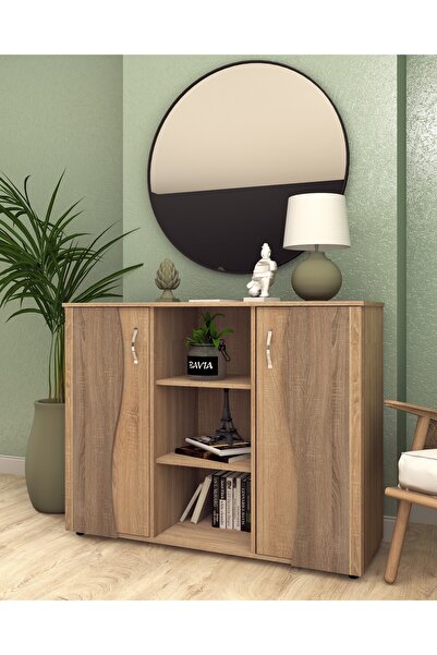 OEM Comoda Tineret, 120x45x95cm, sonoma+truffe