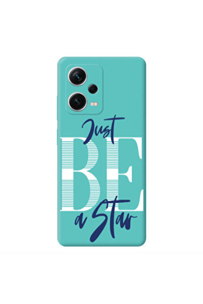 Other Xiaomi Poco X5 Just Be a Star Turquoise Colored Silicone TPU Θήκη