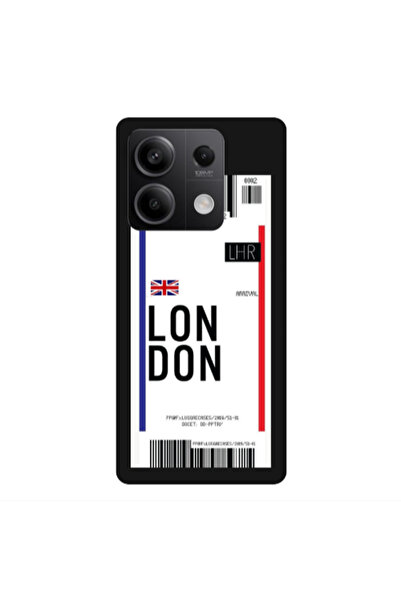 Other Xiaomi Redmi Note 13Pro 5G London Arrival Black Colored Silicone TPU Θήκη