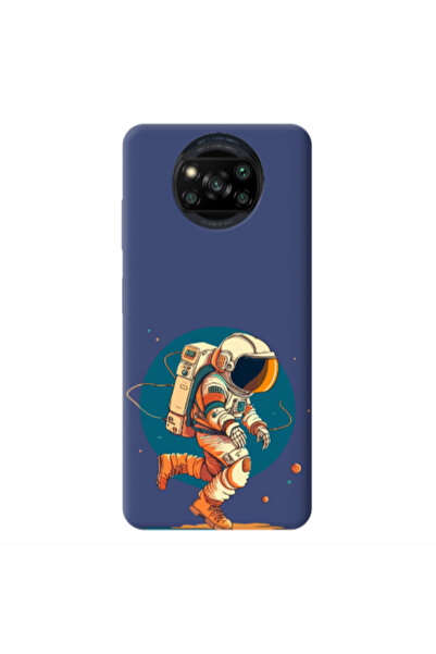 Other Xiaomi Poco X3 /X3 Pro Run Space Dark blue Colored Silicone TPU Θήκη