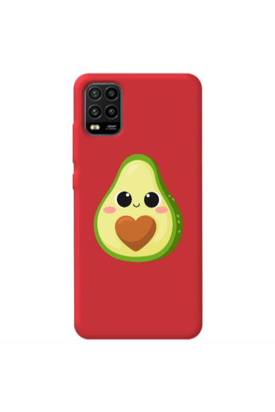 Other Xiaomi Mi 10 Lite Baby avocado Red Colored Silicone TPU Θήκη
