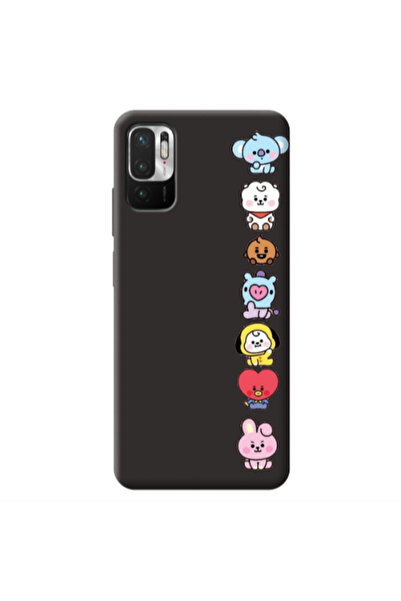 Other Xiaomi Redmi Note 10 Pro 5G Lovely animals Black Colored Silicone TPU Θήκη