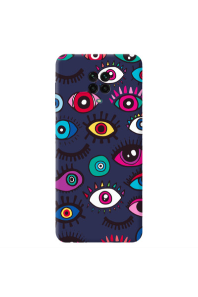Other Xiaomi Redmi Note 9 Pro Multiple eyes Dark blue Colored Silicone TPU Θήκη