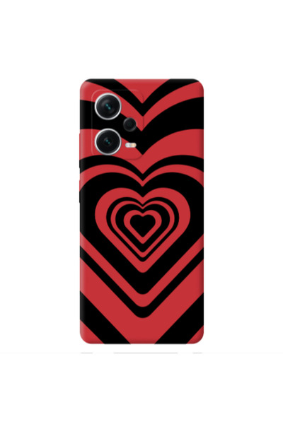 Other Xiaomi Poco X5 Hypnosis Red Colored Silicone TPU Θήκη
