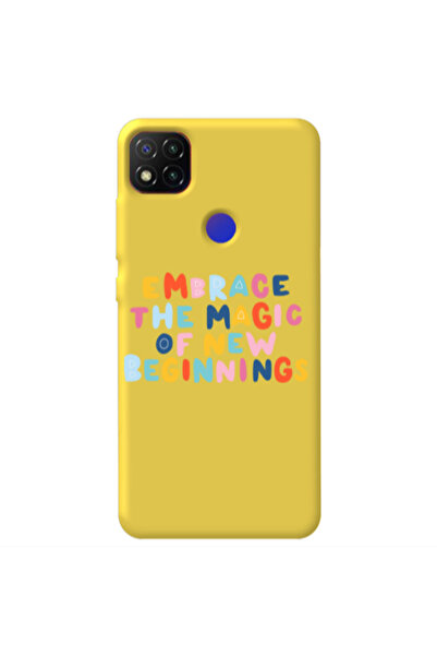Other Xiaomi Redmi 9c Embrace Yellow Colored Silicone TPU Θήκη