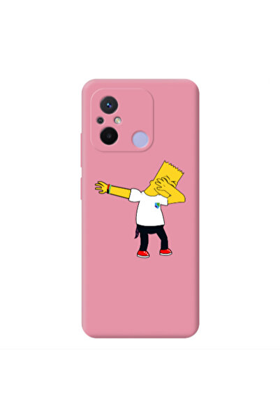 Other Xiaomi Redmi 12C Simpsons2 Pink Colored Silicone TPU Θήκη