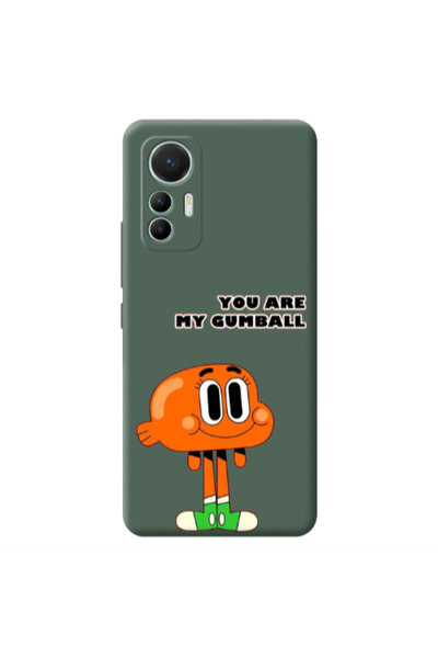 Other Xiaomi Mi 12 Lite You are my gumball Dark Green Colored Silicone TPU Θήκη
