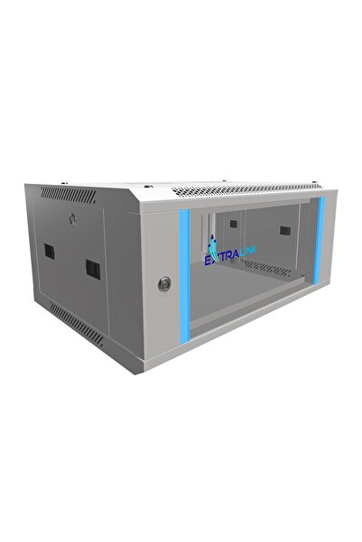Extralink 4U 600x450 Gri |   Dulap rack |   montat pe perete