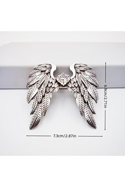 Choice1 1pcs 1/2Pcs Women's Braid Hair Accessories Vintage Silver Angel Wings...
