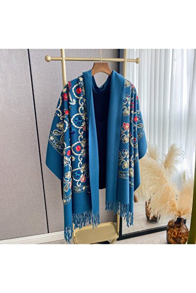 Choice1 Blue Fashion Scarf Winter Thick Travel Shawl Wrap Head Scarf Women Lu...