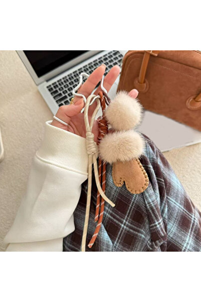Choice b-glove Snow Boot Pendant Cute Braided Rope Bag Pendant Keychain Chris...